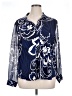 Chico's Paisley Blue Long Sleeve Blouse Size XL - photo 1