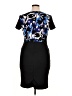 Worthington Graphic Black Cocktail Dress Size 14 - photo 2