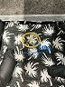 Blue Life 100% Rayon Print Black Romper Size S - photo 4