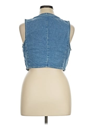 Zara Denim Vest (view 2)