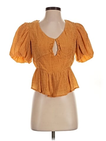 ASTR The Label Short Sleeve Blouse (view 1)