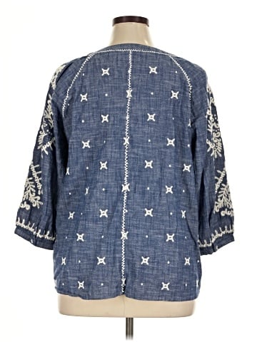 Sundance 3/4 Sleeve Blouse (view 2)