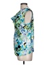 Unbranded 100% Polyester Green Sleeveless Blouse Size L - photo 5