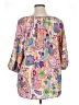 Gibson Latimer 100% Polyester Pink 3/4 Sleeve Blouse Size XL - photo 2