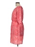 Studio Y 100% Recycled Polyester Print Red Casual Dress Size L - photo 5