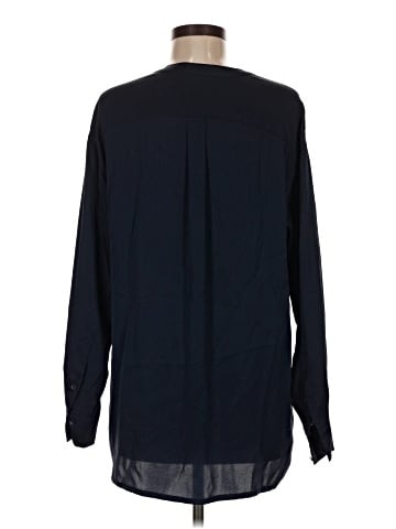 Vince. Long Sleeve Silk Top (view 2)