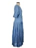 Equipment 100% Polyester Blue Casual Dress Size 4 - photo 4