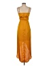 Express 100% Polyester Orange Casual Dress Size XXS - photo 2