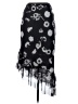 Topshop Print Black Formal Skirt Size 2 - photo 2