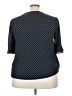 Sanctuary 100% Polyester Polka Dots Black 3/4 Sleeve Blouse Size 3X - photo 2