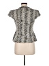 Nanette Lepore Gray Short Sleeve Blouse Size 6 - photo 2