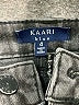 Kaari Blue Chevron-herringbone Black Jeans Size 4 - photo 7