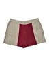 Qi Color Block Tan Red Athletic Shorts Size S - photo 1