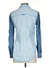Bella Dahl Color Block Blue Long Sleeve Button-Down Shirt Size XS - photo 2