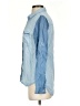 Bella Dahl Color Block Blue Long Sleeve Button-Down Shirt Size XS - photo 5