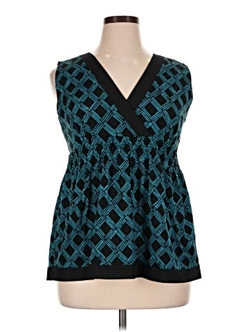 a.n.a. A New Approach Sleeveless Blouse (view 1)