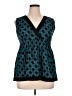 a.n.a. A New Approach 100% Polyester Teal Sleeveless Blouse Size XL - photo 1