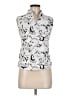G Wheels Silver Sleeveless Blouse Size M - photo 1