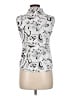 G Wheels Silver Sleeveless Blouse Size M - photo 2