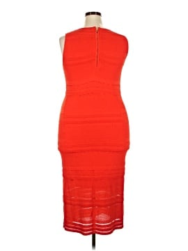 new york company red dress New York & Company Womens Dress With Necklace Size XXL Red 3/4 Sleeve Lined  NWOT