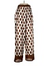 Halogen 100% Polyester Polka Dots Brown Casual Pants Size XS - photo 2