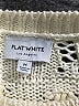 Flat White 100% Cotton Ivory Pullover Sweater Size M - photo 7