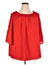 Violet & Claire 100% Polyester Red 3/4 Sleeve Blouse Size 2X - photo 1