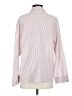 Eberjey Stripes Pink 3/4 Sleeve Button-Down Shirt Size S - photo 2