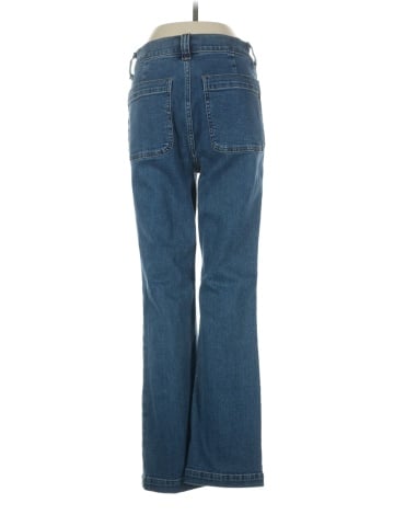 Madewell Kick Out Crop Jeans in Elkton Wash: Patch Pocket Edition (view 2)