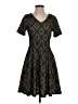 Renee C. 100% Polyester Argyle Black Cocktail Dress Size S - photo 1