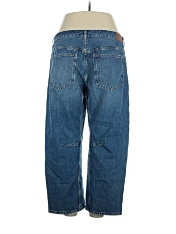Madewell The Darted Barrel-Leg Jean in Irmo Wash (view 2)
