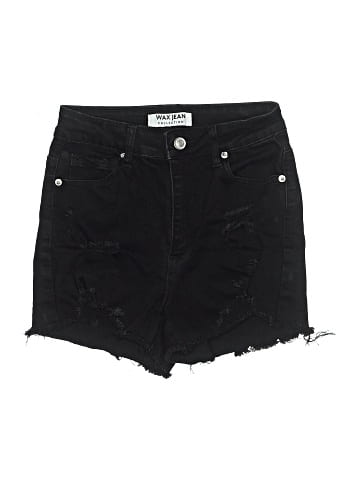 Wax Jean Denim Shorts (view 1)