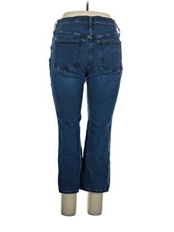 Madewell Kick Out Crop Jeans in Colleton Wash (view 2)