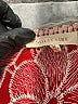 Solitaire Red 3/4 Sleeve Blouse Size M - photo 7