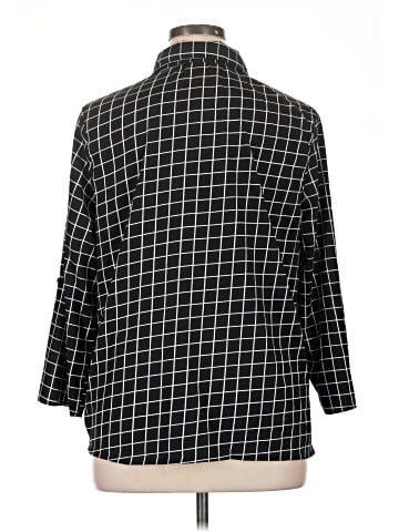 Oh! Mamma 3/4 Sleeve Button-Down Shirt (view 2)