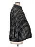 Oh! Mamma Houndstooth Black 3/4 Sleeve Button-Down Shirt Size XL - photo 4
