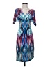Maggy London Print Blue Cocktail Dress Size 2 (petite) - photo 1