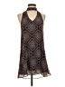 Olivaceous 100% Polyester Paisley Brown Casual Dress Size S - photo 1