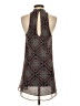 Olivaceous 100% Polyester Paisley Brown Casual Dress Size S - photo 2