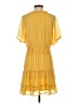 Lush 100% Polyester Yellow Casual Dress Size S - photo 2