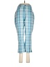 Cherokee Plaid Blue Casual Pants Size 6 - photo 1