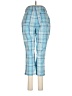 Cherokee Plaid Blue Casual Pants Size 6 - photo 2