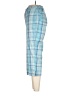 Cherokee Plaid Blue Casual Pants Size 6 - photo 5