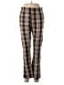 Free People Plaid Brown Casual Pants Size S (estimated) - photo 1