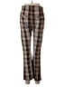 Free People Plaid Brown Casual Pants Size S (estimated) - photo 2