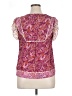DR2 100% Rayon Pink Short Sleeve Blouse Size XL - photo 2
