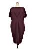 Halogen Solid Burgundy Cocktail Dress Size 3X - photo 1