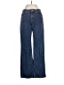 Express Chevron-herringbone Blue Jeans Size 5 - 6 - photo 1