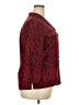 Kathy Che Plaid Red 3/4 Sleeve Button-Down Shirt Size 18 - photo 4