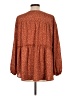 Hayden 100% Polyester Orange 3/4 Sleeve Blouse Size L - photo 2
